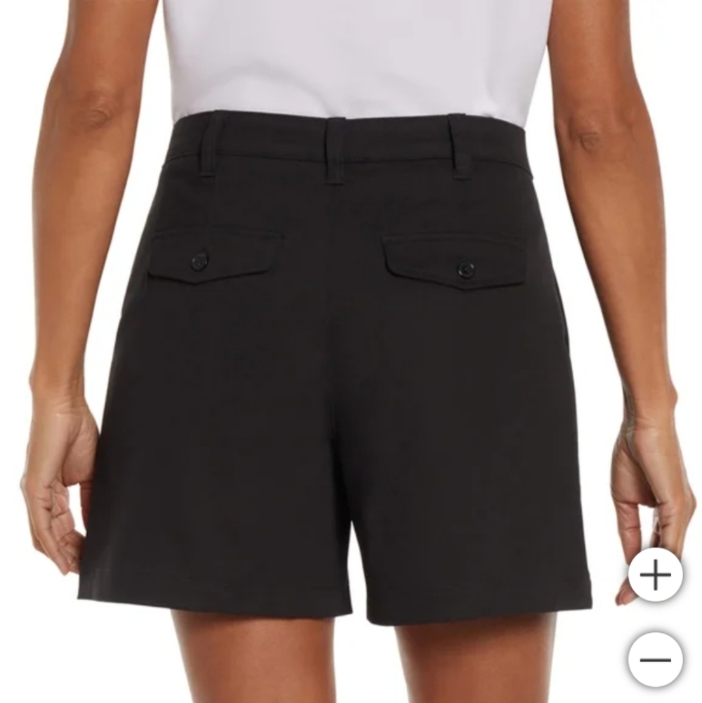 NWT Banana Republic Women's Pleated Short Black‎ 12 - Picture 3 of 6
